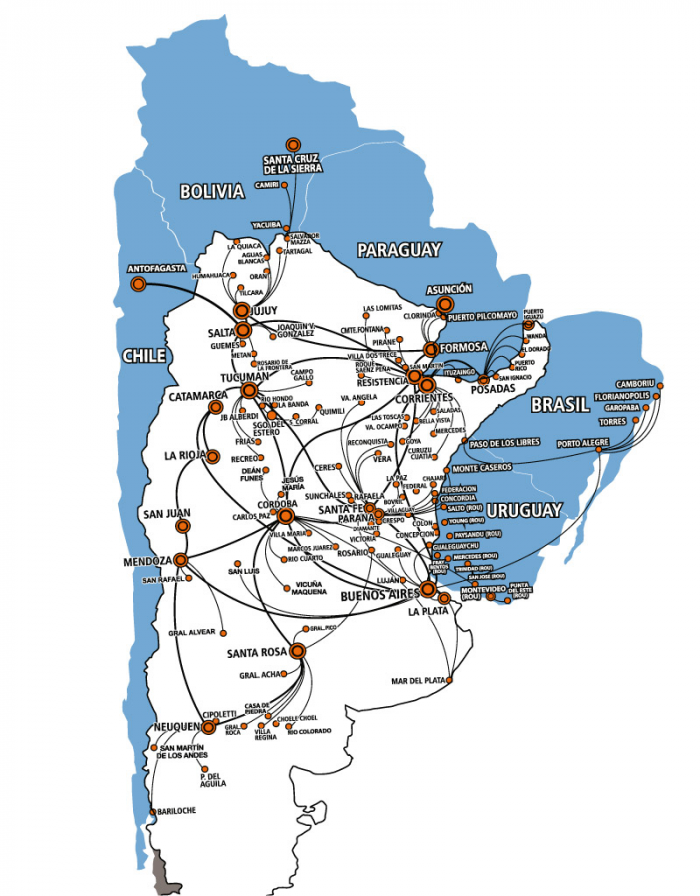 Viajar En Micro Por Argentina Y Brasil Con Flecha Bus Destinos 1390